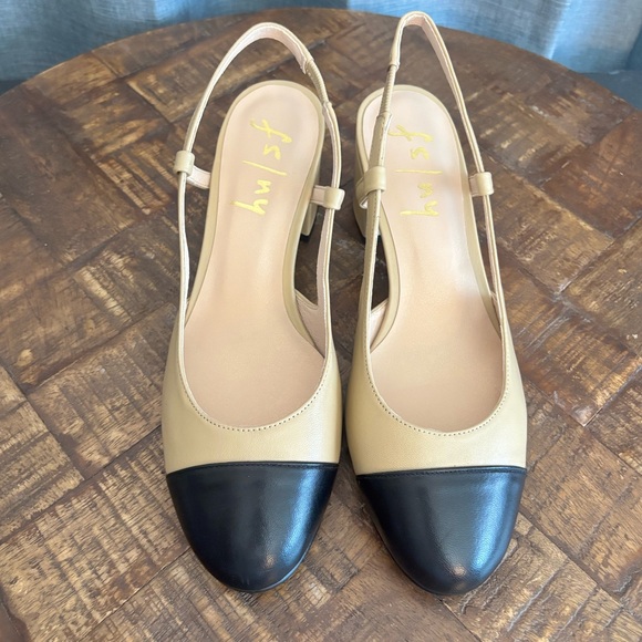 Tuckernuck French Sole Baton Heels Slingback New in Box - Picture 12 of 15